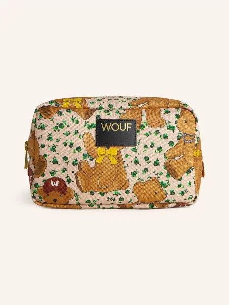 Wouf Kosmetyczka Blush Leopard beige beżowa