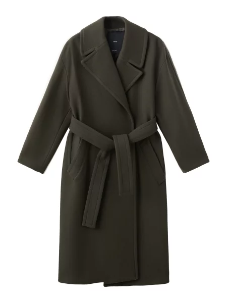 MANGO Palton de primăvară-toamnă TRAVIATA închis verde