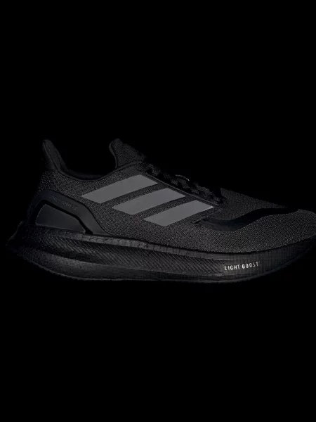 Переработанный кроссовки для бега Adidas для бега черные