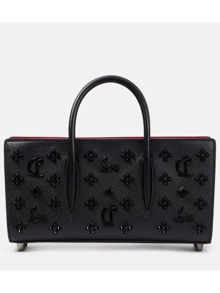 Geanta de piele Christian Louboutin din piele negru