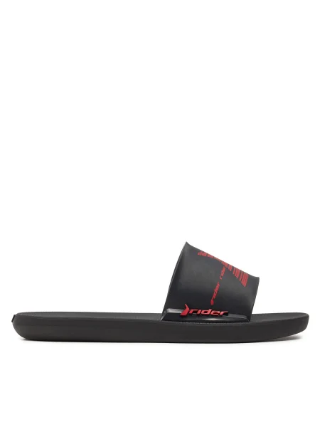Detské šľapky RIDER Speed Slide In black/black/red čierna