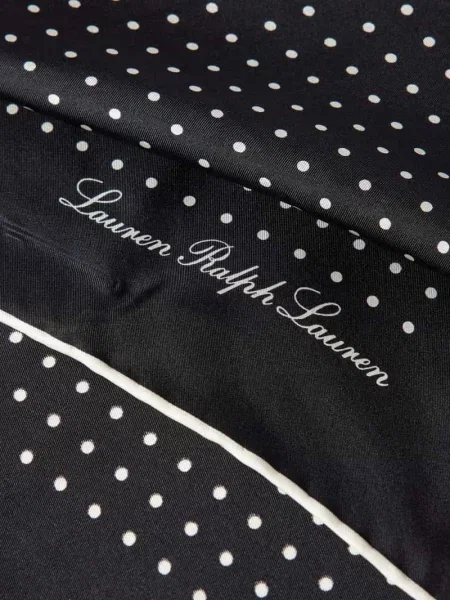 Ralph Lauren Akcesoria Kobieta ONE SIZE Jedwabna apaszka czarny