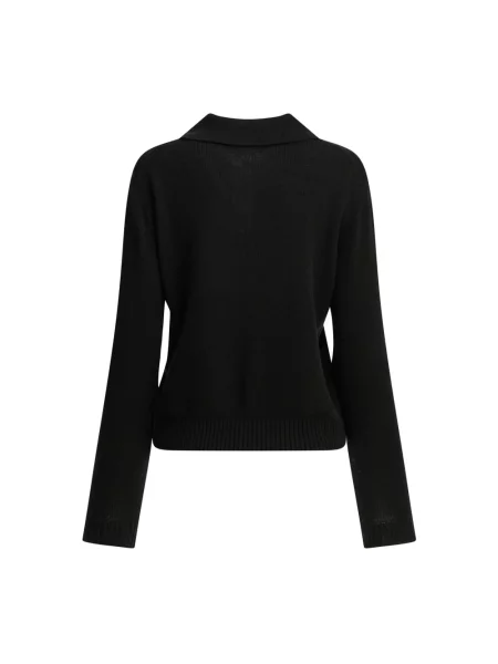 Sweter Givenchy wełniany z logo czarny