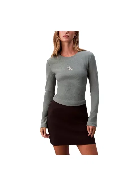Calvin Klein Jeans longsleeve zielony