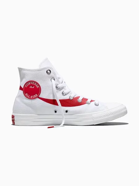 Високи кецове Converse Converse x Coca-Cola Chuck Taylor All Star бяло