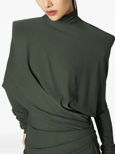 Rochie midi Mugler verde