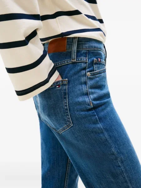 Blugi Tommy Hilfiger cu 5 buzunare albastru