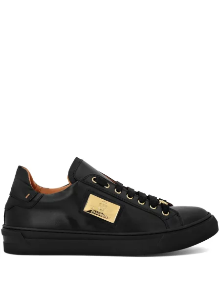 Sneakerși Billionaire din piele negru
