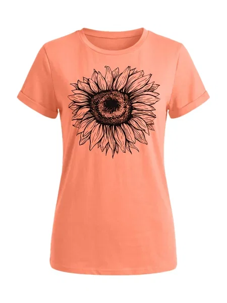 Imily Bela Tricou corai negru