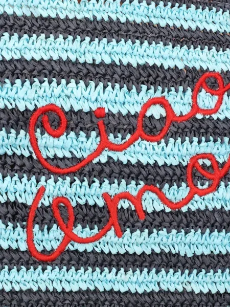 Geantă Giada Benincasa cu dungi albastru