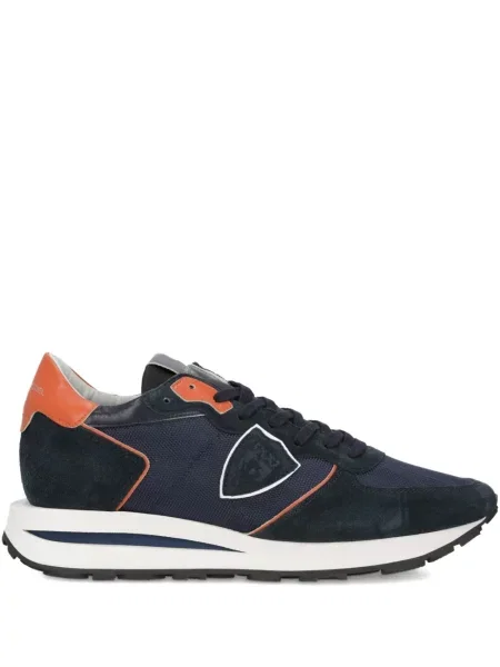Sneakerși Philippe Model Paris cu șireturi din dantelă negru