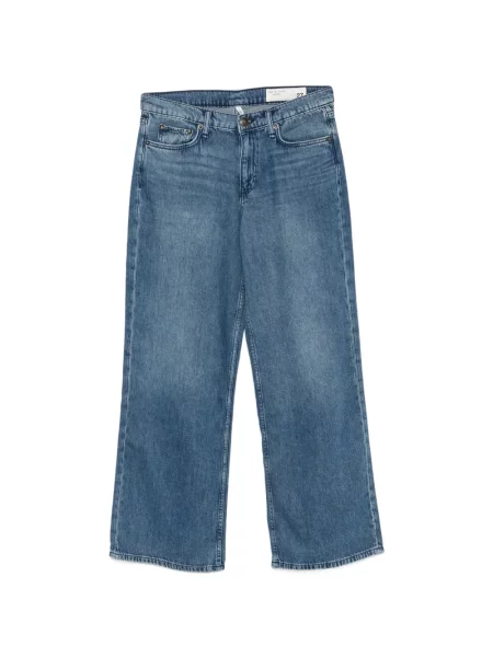 Blugi cu picior larg Rag & Bone albastru