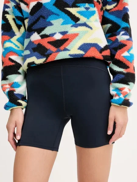 Helly Hansen rövidnadrág HP női sima magas derekú sötétkék