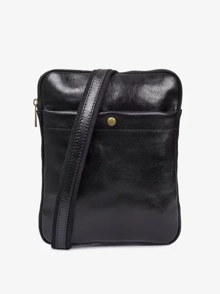 Кожаная сумка кросс-боди Regina Notte черная