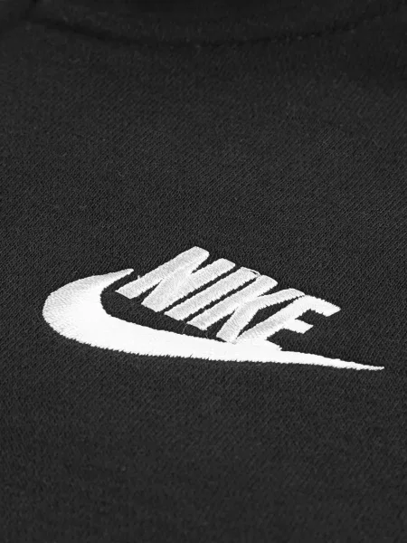 Nike кофта на застібці з капюшоном дитяча з бавовною