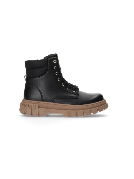 Pantofi Tommy Hilfiger cu șireturi din dantelă negru