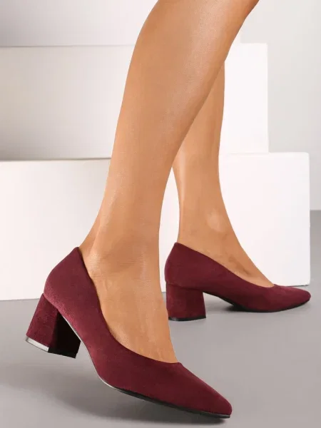 Pantofi cu Rieris bordo