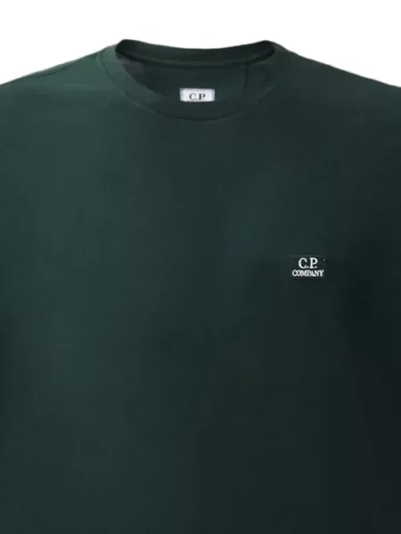 Póló C.p. Company autogrammal zöld