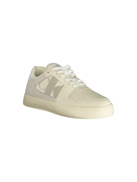 Wielobarwność trampki Calvin Klein wiązane casual białe