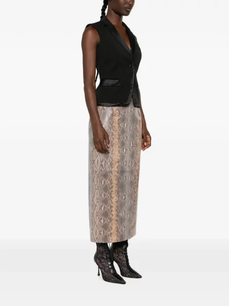 Vestă Dondup din satin negru