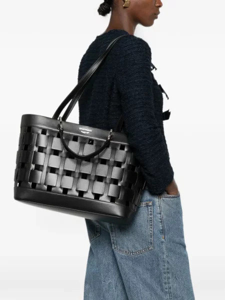 Шопинг чанта Emporio Armani черно