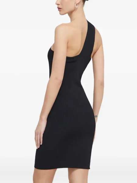 Rochie mini Iro cu un umăr gol de costum negru