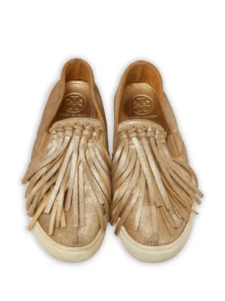 Szarvasbőr slip on sneaker Tory Burch rojtokkal