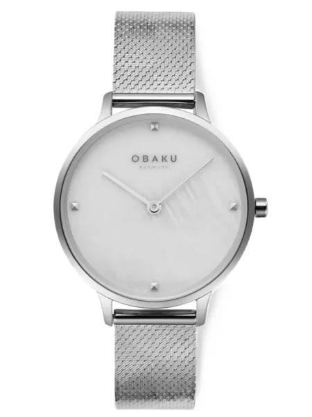 Ceas Obaku alb
