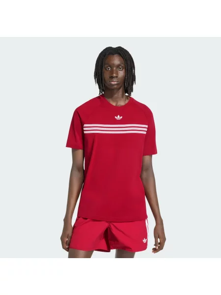 ADIDAS ORIGINALS Tričko červená biela