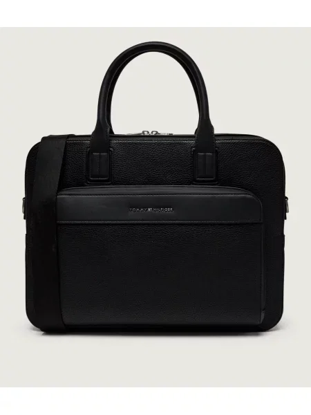 Tommy Hilfiger Laptoptáska Th Central Slim Computer Bag fekete