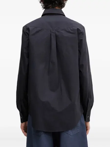 Cămașă Paul Smith lungă albastru