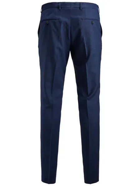 JACK & JONES Chino nohavice Solaris tmavomodrá