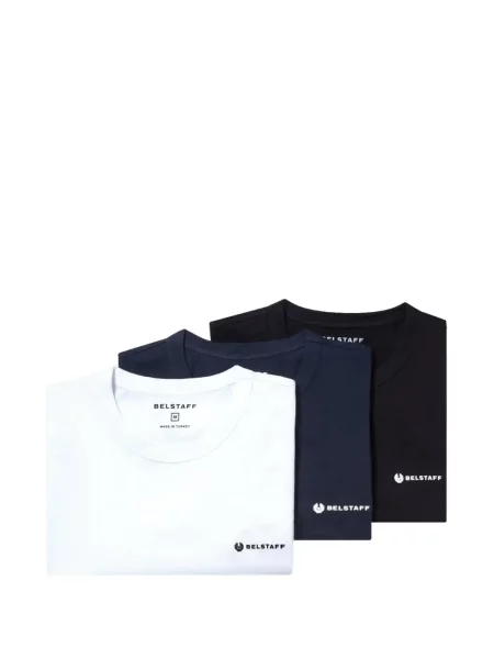 Koszulka Belstaff z nadrukiem niebieska