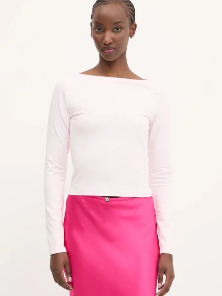 Majica z dolgimi rokavi Hugo Blue modra