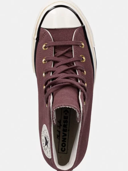 Converse Chuck 70 Wedge női velúr tornacipő lila