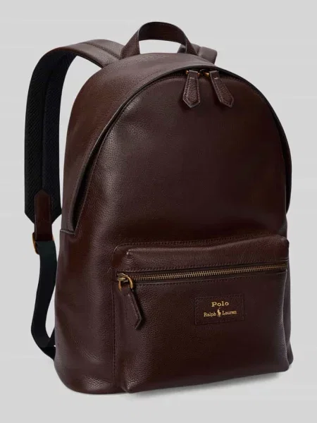 Polo Ralph Lauren plecak skórzany brązowy