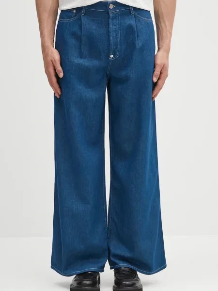 Kenzo blugi din amestec de in albastru
