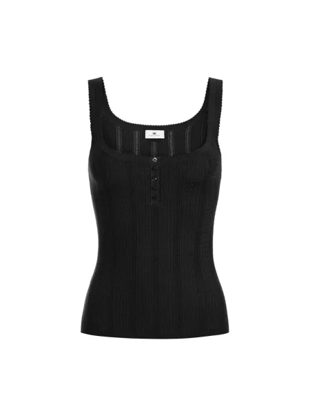 Top Elisabetta Franchi czarny