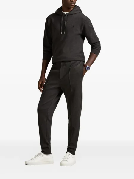 Dlouhá pruhovaná s límcem kšiltovka Polo Ralph Lauren modrá