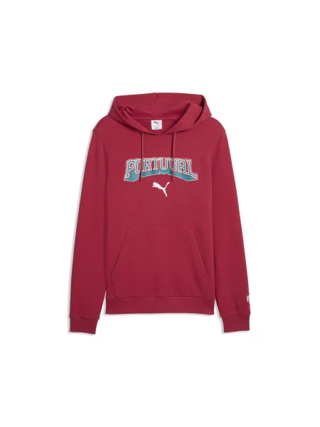 PUMA bluza z kapturem Portugalii ftblCulture Akcesoria S czerwony
