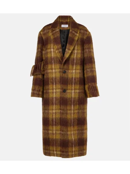 Palton Loewe cu franjuri de lână