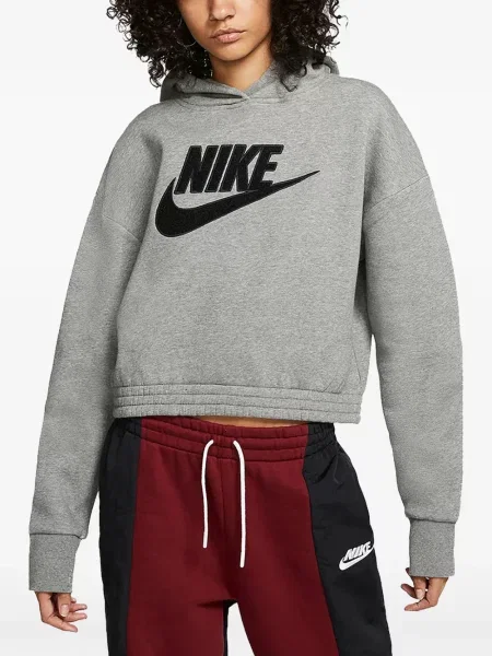 Hanorac cu glugă Nike gri