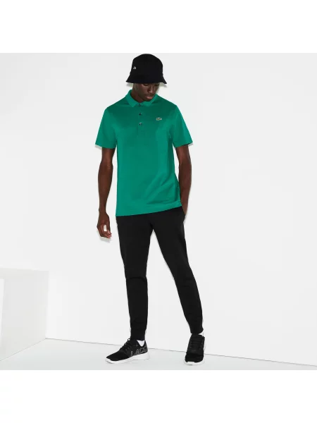 Поло Lacoste зеленое