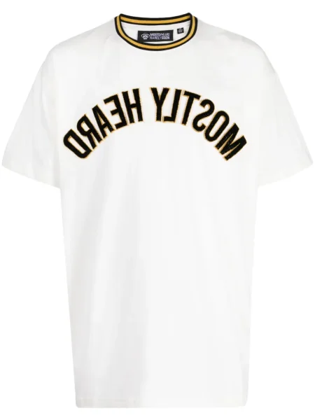 Tricou Mostly Heard Rarely Seen alb