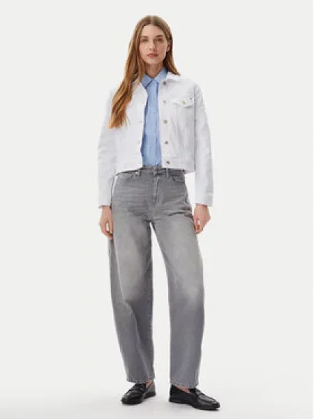 Tommy Hilfiger Jeansová bunda bílá