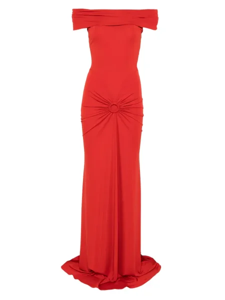 Rochie maxi Moos Studio de costum roșu
