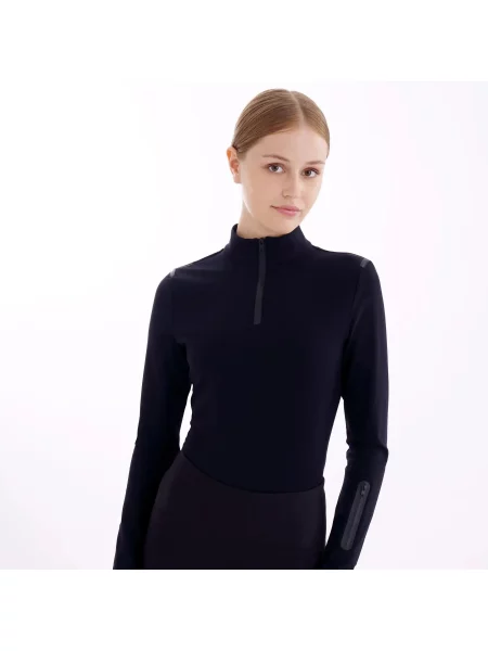 Koszulka do jazdy konnej Euro-Star Ava czarna