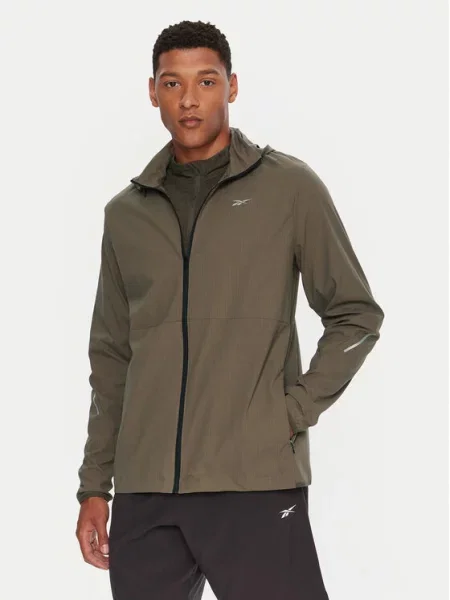 Reebok Bėgimo striukė Wayne žalia