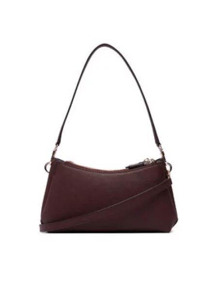 Guess Ročna torba Noelle II Mini Bordo rdeča