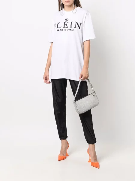 Tričko Philipp Plein s potiskem bílé